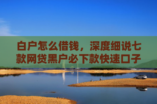 白户怎么借钱，深度细说七款网贷黑户必下款快速口子