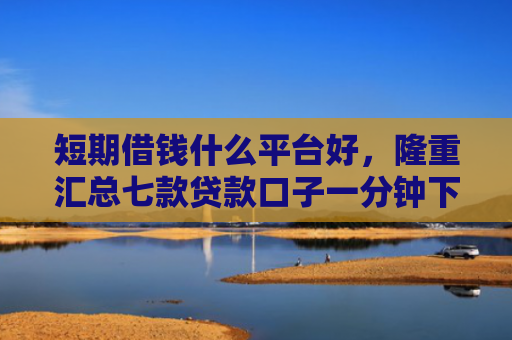 短期借钱什么平台好，隆重汇总七款贷款口子一分钟下款