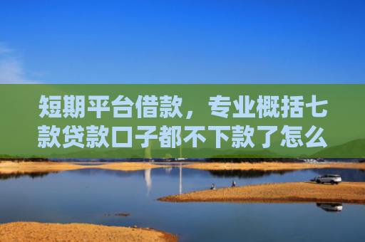 短期平台借款，专业概括七款贷款口子都不下款了怎么办