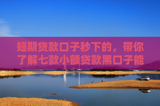 短期贷款口子秒下的，带你了解七款小额贷款黑口子能下款吗