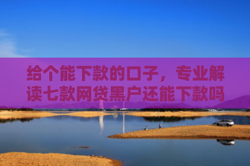 给个能下款的口子，专业解读七款网贷黑户还能下款吗