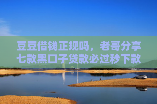 豆豆借钱正规吗，老哥分享七款黑口子贷款必过秒下款2025