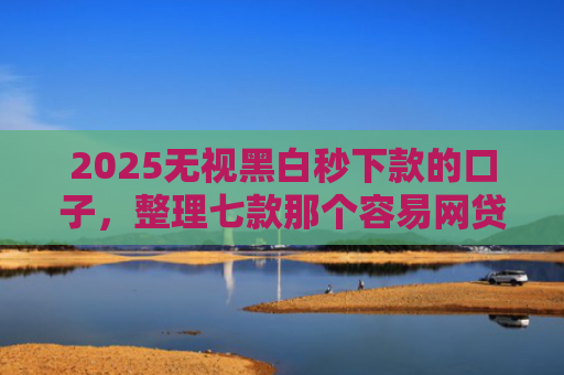 2025无视黑白秒下款的口子，整理七款那个容易网贷下款的口子