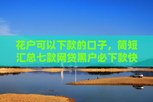 花户可以下款的口子，简短汇总七款网贷黑户必下款快速口子
