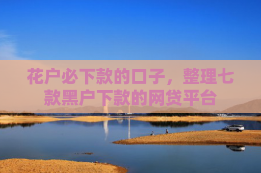 花户必下款的口子，整理七款黑户下款的网贷平台