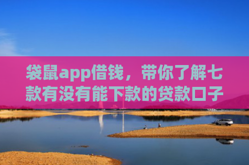 袋鼠app借钱，带你了解七款有没有能下款的贷款口子