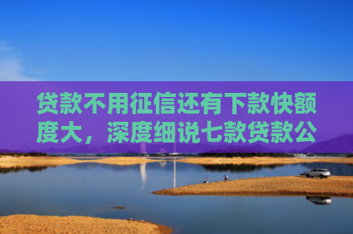 贷款不用征信还有下款快额度大，深度细说七款贷款公司操作下款口子