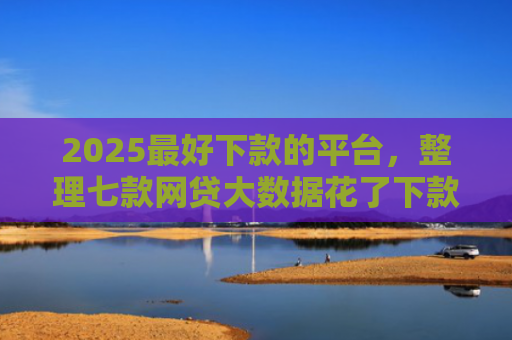 2025最好下款的平台，整理七款网贷大数据花了下款口子