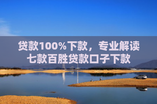 贷款100%下款，专业解读七款百胜贷款口子下款