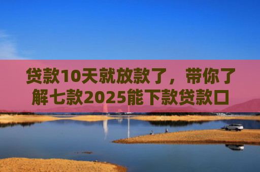 贷款10天就放款了，带你了解七款2025能下款贷款口子