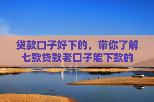 贷款口子好下的，带你了解七款贷款老口子能下款的