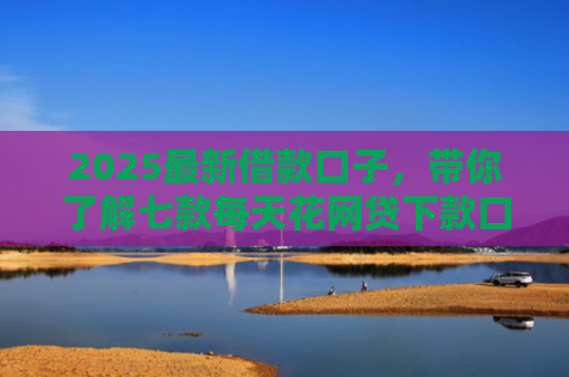 2025最新借款口子，带你了解七款每天花网贷下款口子