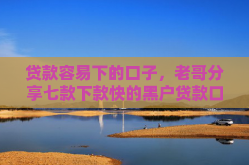 贷款容易下的口子，老哥分享七款下款快的黑户贷款口子