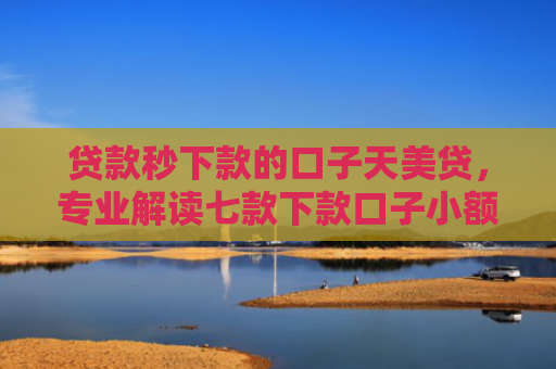 贷款秒下款的口子天美贷，专业解读七款下款口子小额贷款公司