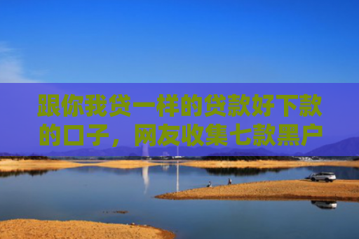 跟你我贷一样的贷款好下款的口子，网友收集七款黑户什么网贷必下款
