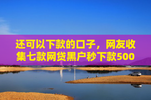 还可以下款的口子，网友收集七款网贷黑户秒下款500