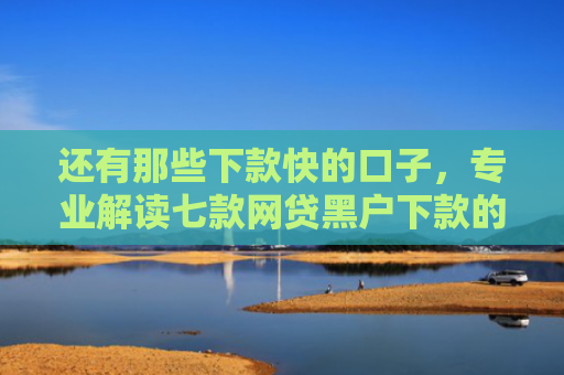还有那些下款快的口子，专业解读七款网贷黑户下款的