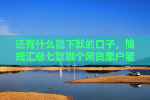 还有什么能下款的口子，简短汇总七款哪个网贷黑户能下款