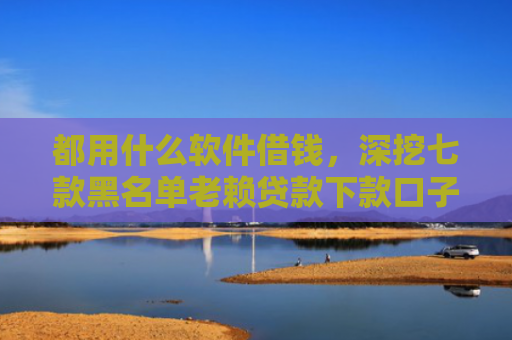 都用什么软件借钱，深挖七款黑名单老赖贷款下款口子