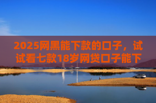 2025网黑能下款的口子，试试看七款18岁网贷口子能下款