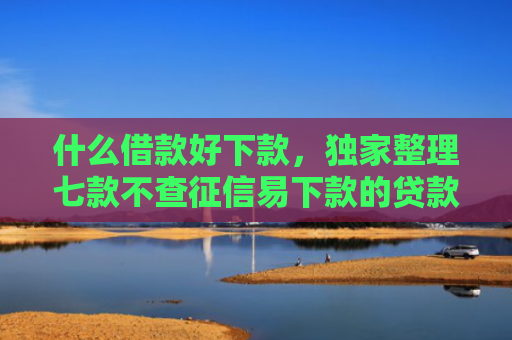 什么借款好下款，独家整理七款不查征信易下款的贷款