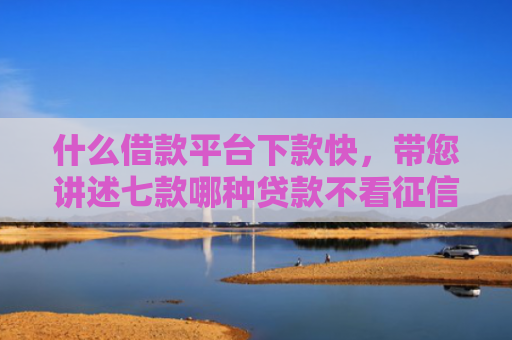 什么借款平台下款快，带您讲述七款哪种贷款不看征信下款快