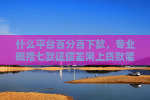 什么平台百分百下款，专业概括七款征信差网上贷款能下款吗