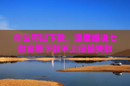 什么可以下款，深度细说七款容易下款不上征信贷款