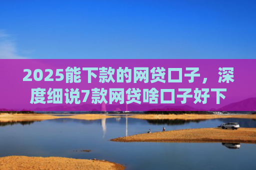 2025能下款的网贷口子，深度细说7款网贷啥口子好下款