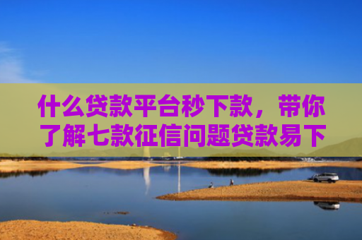 什么贷款平台秒下款，带你了解七款征信问题贷款易下款吗