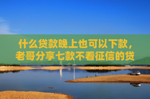 什么贷款晚上也可以下款，老哥分享七款不看征信的贷款必下款