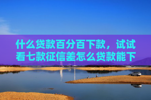 什么贷款百分百下款，试试看七款征信差怎么贷款能下款