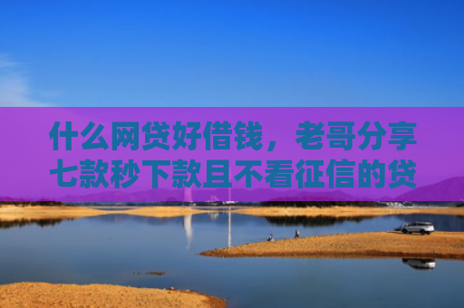 什么网贷好借钱，老哥分享七款秒下款且不看征信的贷款