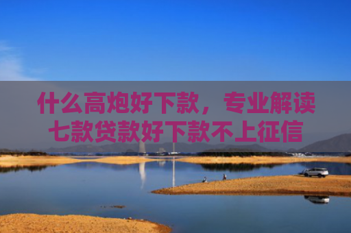 什么高炮好下款，专业解读七款贷款好下款不上征信