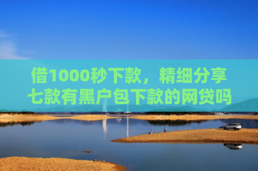 借1000秒下款，精细分享七款有黑户包下款的网贷吗