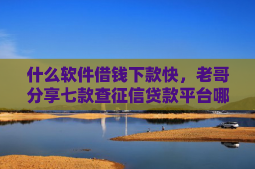 什么软件借钱下款快，老哥分享七款查征信贷款平台哪个好下款