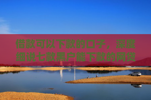 借款可以下款的口子，深度细说七款黑户能下款的网贷2025app