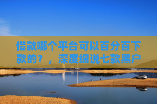 借款哪个平台可以百分百下款的？，深度细说七款黑户下款平台