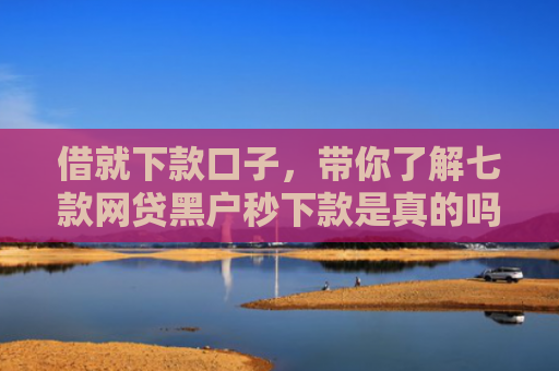 借就下款口子，带你了解七款网贷黑户秒下款是真的吗