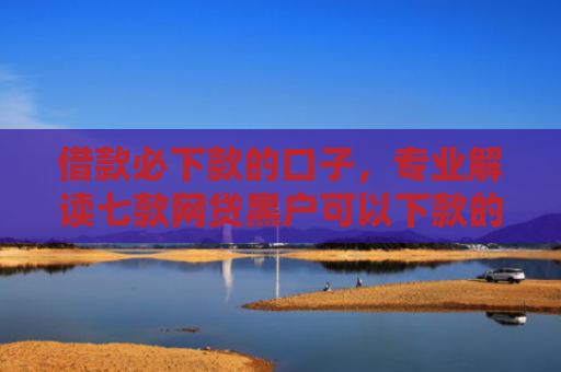 借款必下款的口子，专业解读七款网贷黑户可以下款的有吗