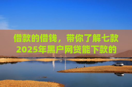 借款的借钱，带你了解七款2025年黑户网贷能下款的app