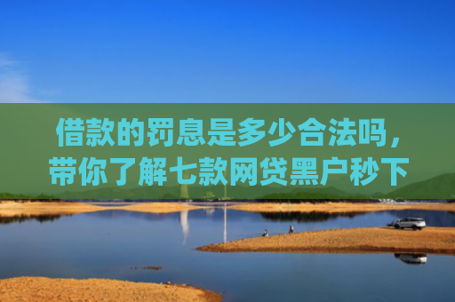 借款的罚息是多少合法吗，带你了解七款网贷黑户秒下款的app2025