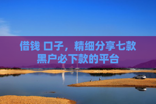 借钱 口子，精细分享七款黑户必下款的平台