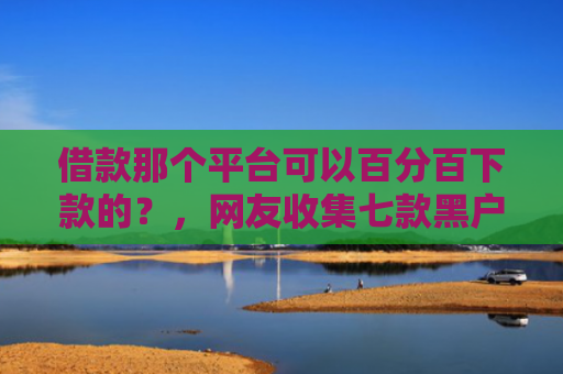 借款那个平台可以百分百下款的？，网友收集七款黑户下款平台2025