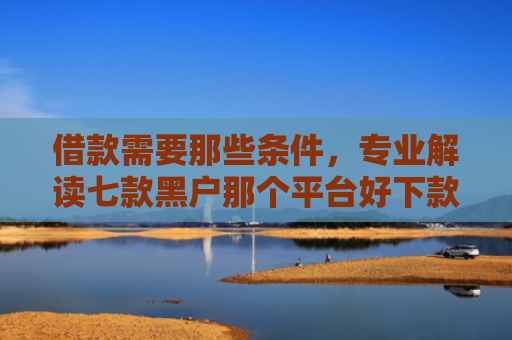 借款需要那些条件，专业解读七款黑户那个平台好下款
