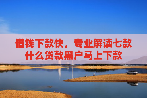 借钱下款快，专业解读七款什么贷款黑户马上下款
