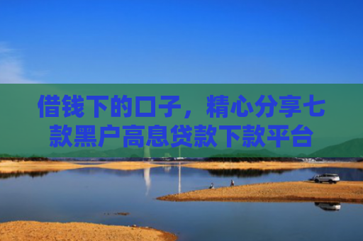 借钱下的口子，精心分享七款黑户高息贷款下款平台