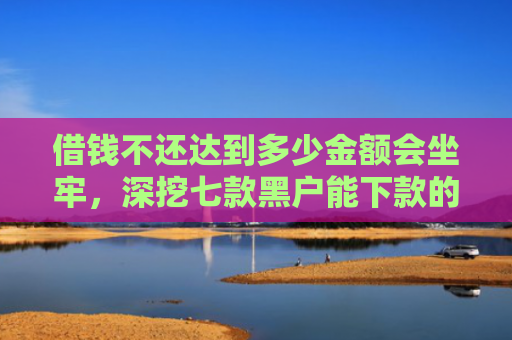 借钱不还达到多少金额会坐牢，深挖七款黑户能下款的分期平台
