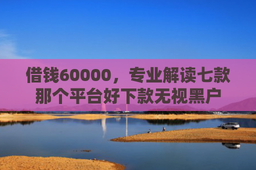 借钱60000，专业解读七款那个平台好下款无视黑户