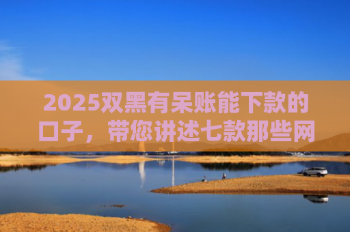 2025双黑有呆账能下款的口子，带您讲述七款那些网贷黑口子好下款